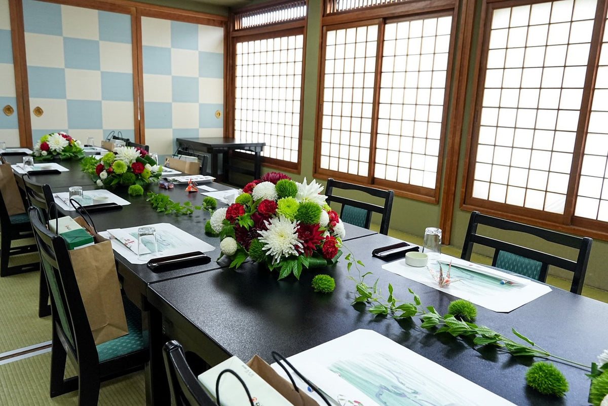 広島と釧路を結ぶ 和モダンな会食ウエディング